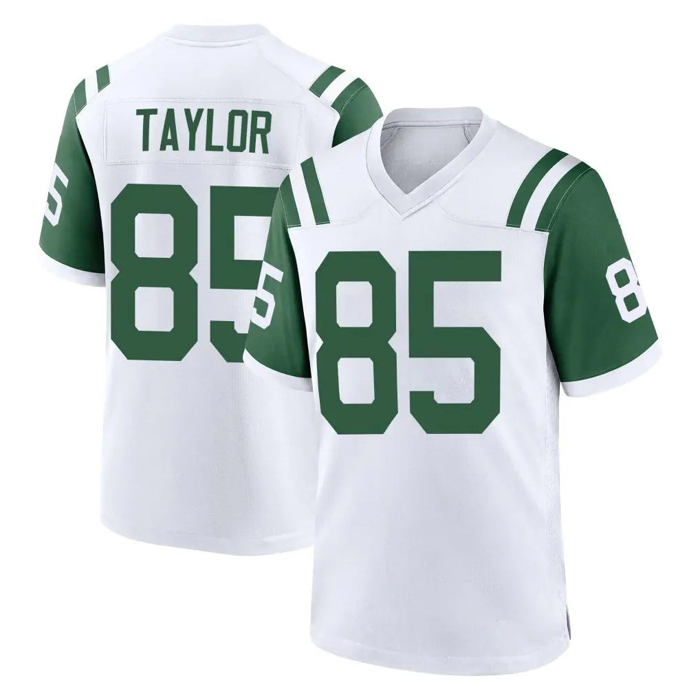 Tuec NY.Jets #85 Mason Taylor Player White Classic Home Game Stitched Jerseys