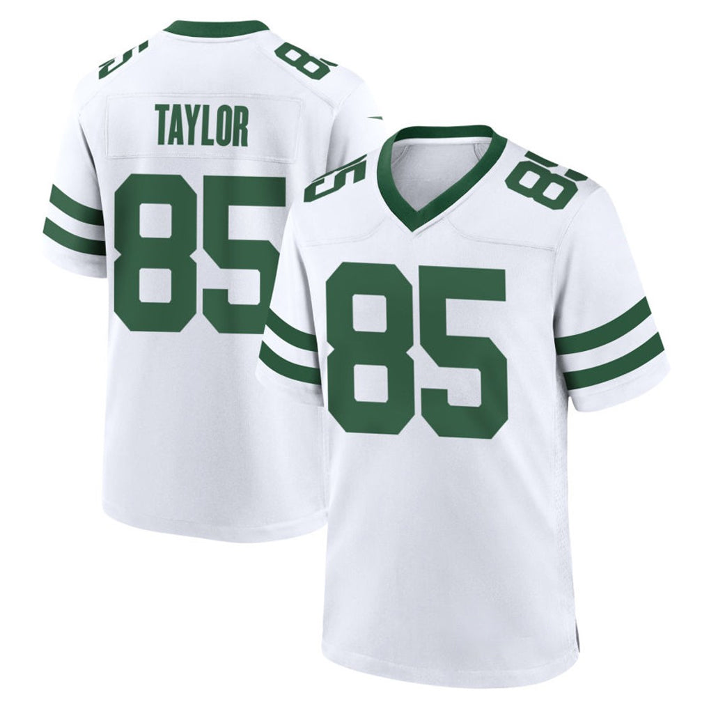 Tuec NY.Jets #85 Mason Taylor Player White Legacy Home Game Stitched Jerseys
