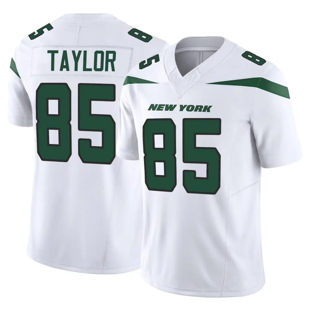 Tuec NY.Jets #85 Mason Taylor Player White Limited Vapor F.U.S.E. Home Game Stitched Jerseys
