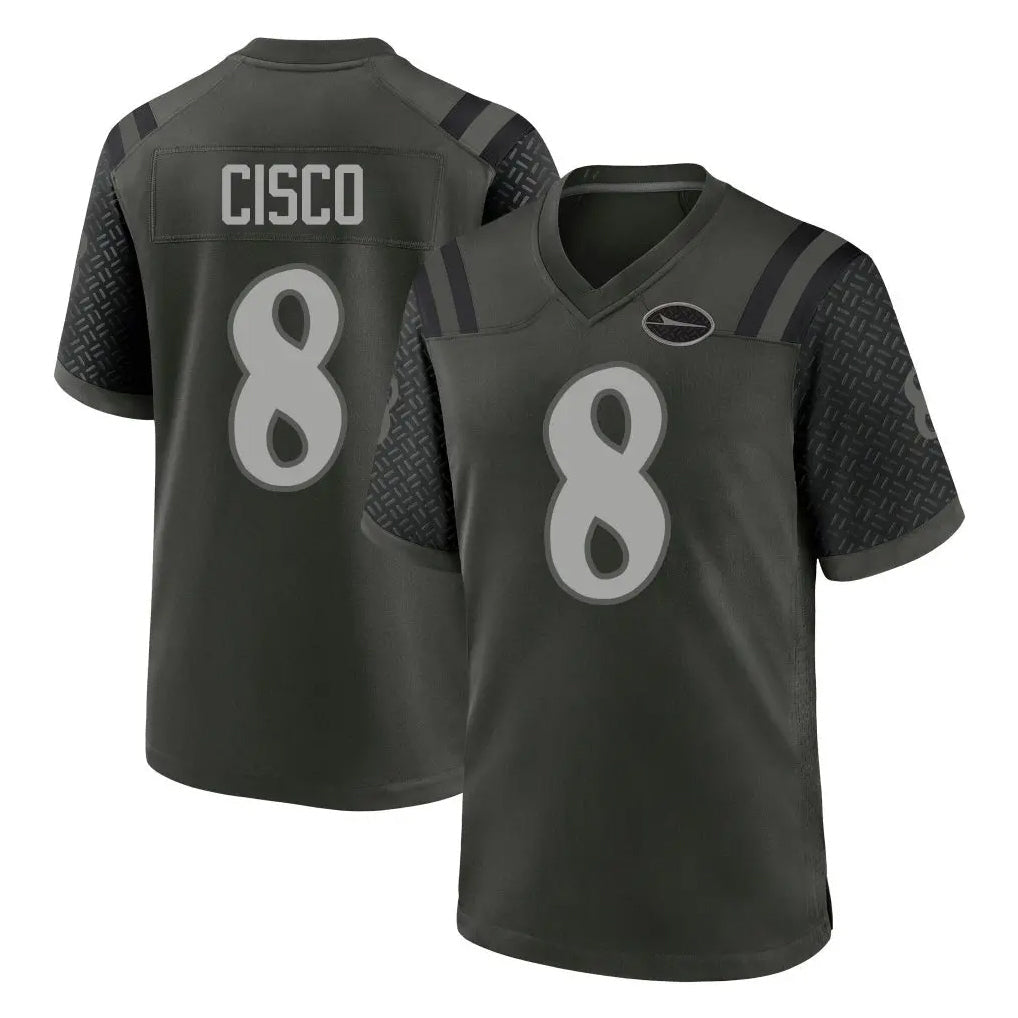 Tuec NY.Jets #8 Andre Cisco Player Green 2025 Rivalries Collection Home Game Stitched Jerseys