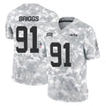 Tuec NY.Jets #91 Jowon Briggs Player Arctic Camo Salute to Service Limited Game Stitched Jerseys