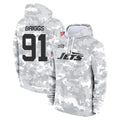 Tuec NY.Jets #91 Jowon Briggs Player Arctic Camo Salute to Service Pullover Hoodies Limited Game Stitched Jerseys