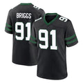 Tuec NY.Jets #91 Jowon Briggs Player Black Legacy Home Game Stitched Jerseys