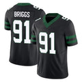 Tuec NY.Jets #91 Jowon Briggs Player Black Limited Legacy Vapor F.U.S.E. Home Game Stitched Jerseys