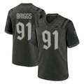 Tuec NY.Jets #91 Jowon Briggs Player Green 2025 Rivalries Collection Home Game Stitched Jerseys