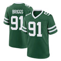 Tuec NY.Jets #91 Jowon Briggs Player Green Legacy Home Game Stitched Jerseys