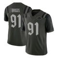 Tuec NY.Jets #91 Jowon Briggs Player Green Limited 2025 Rivalries Collection Home Game Stitched Jerseys