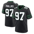 Tuec NY.Jets #97 Harrison Phillips Player Black Legacy Home Game Stitched Jerseys