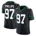 Tuec NY.Jets #97 Harrison Phillips Player Black Limited Legacy Vapor F.U.S.E. Home Game Stitched Jerseys