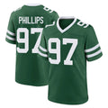 Tuec NY.Jets #97 Harrison Phillips Player Green Legacy Home Game Stitched Jerseys
