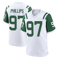 Tuec NY.Jets #97 Harrison Phillips Player White Classic Home Game Stitched Jerseys