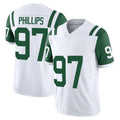 Tuec NY.Jets #97 Harrison Phillips Player White Limited Classic Vapor F.U.S.E. Home Game Stitched Jerseys