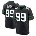 Tuec NY.Jets #99 T'Vondre Sweat Player Black Legacy Home Game Stitched Jerseys