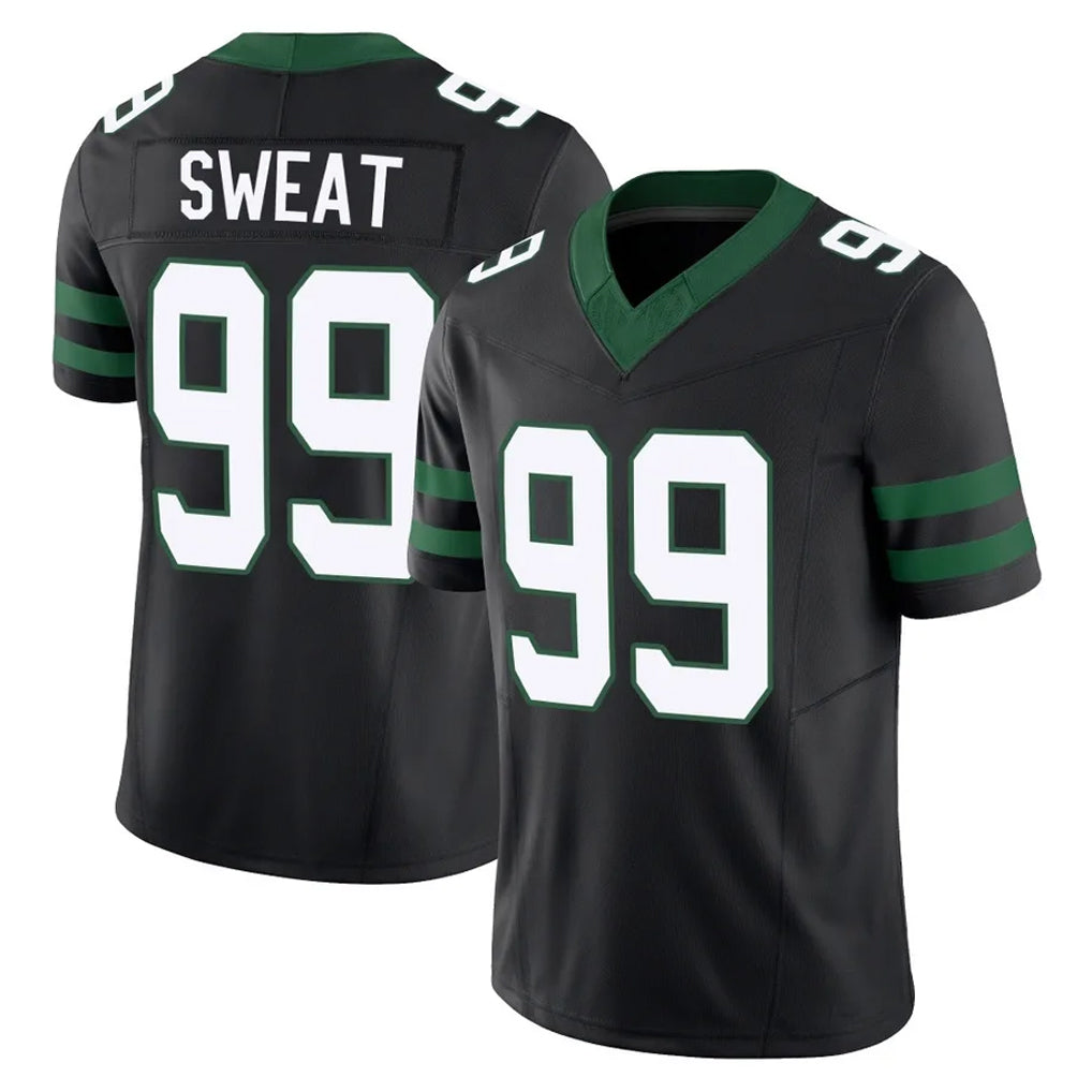 Tuec NY.Jets #99 T'Vondre Sweat Player Black Limited Legacy Vapor F.U.S.E. Home Game Stitched Jerseys