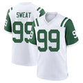 Tuec NY.Jets #99 T'Vondre Sweat Player White Classic Home Game Stitched Jerseys