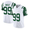 Tuec NY.Jets #99 T'Vondre Sweat Player White Limited Classic Vapor F.U.S.E. Home Game Stitched Jerseys