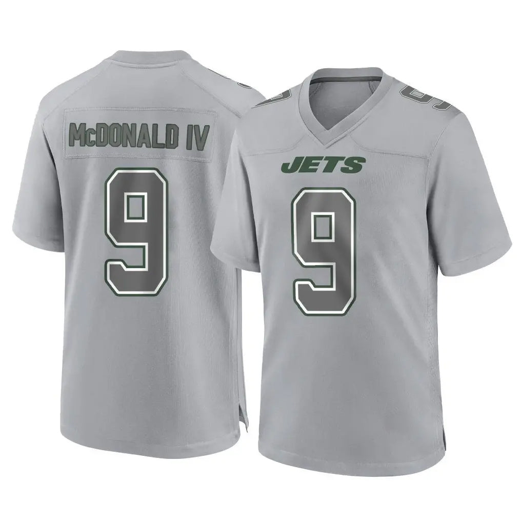 Tuec NY.Jets #9 Will McDonald IV Player Gray Limited Atmosphere Fashion Home Game Stitched Jerseys