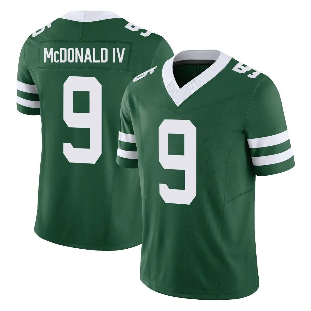 Tuec NY.Jets #9 Will McDonald IV Player Green Legacy Limited Vapor F.U.S.E. Home Game Stitched Jerseys