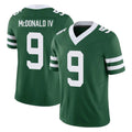 Tuec NY.Jets #9 Will McDonald IV Player Green Legacy Limited Vapor F.U.S.E. Home Game Stitched Jerseys
