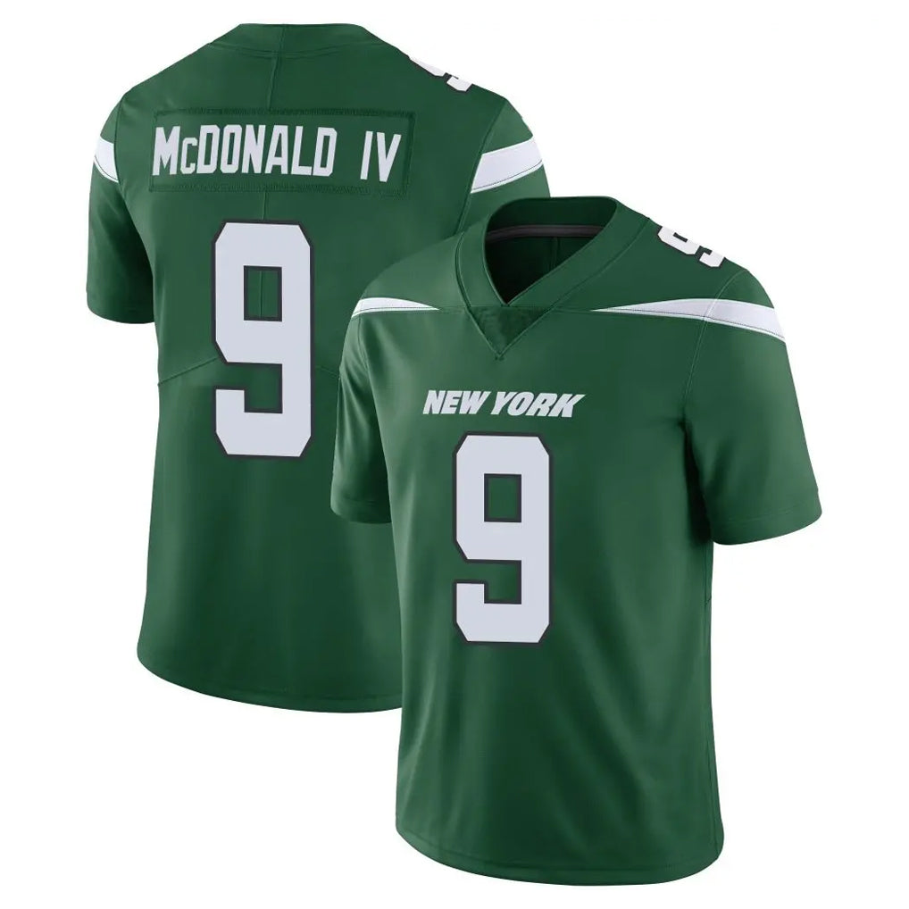 Tuec NY.Jets #9 Will McDonald IV Player Green Limited Vapor Home Game Stitched Jerseys