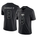 Tuec NY.Jets #9 Will McDonald IV Player Stealth Black Limited Reflective Home Game Stitched Jerseys