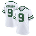 Tuec NY.Jets #9 Will McDonald IV Player White Legacy Home Game Stitched Jerseys
