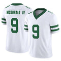 Tuec NY.Jets #9 Will McDonald IV Player White Legacy Limited Vapor F.U.S.E. Home Game Stitched Jerseys