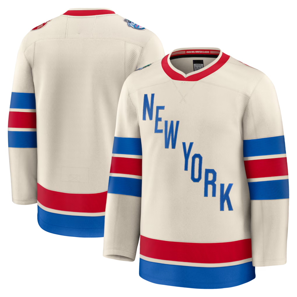 Tuec NY.Rangers Beige 2026 Winter Classic Premium Jerseys