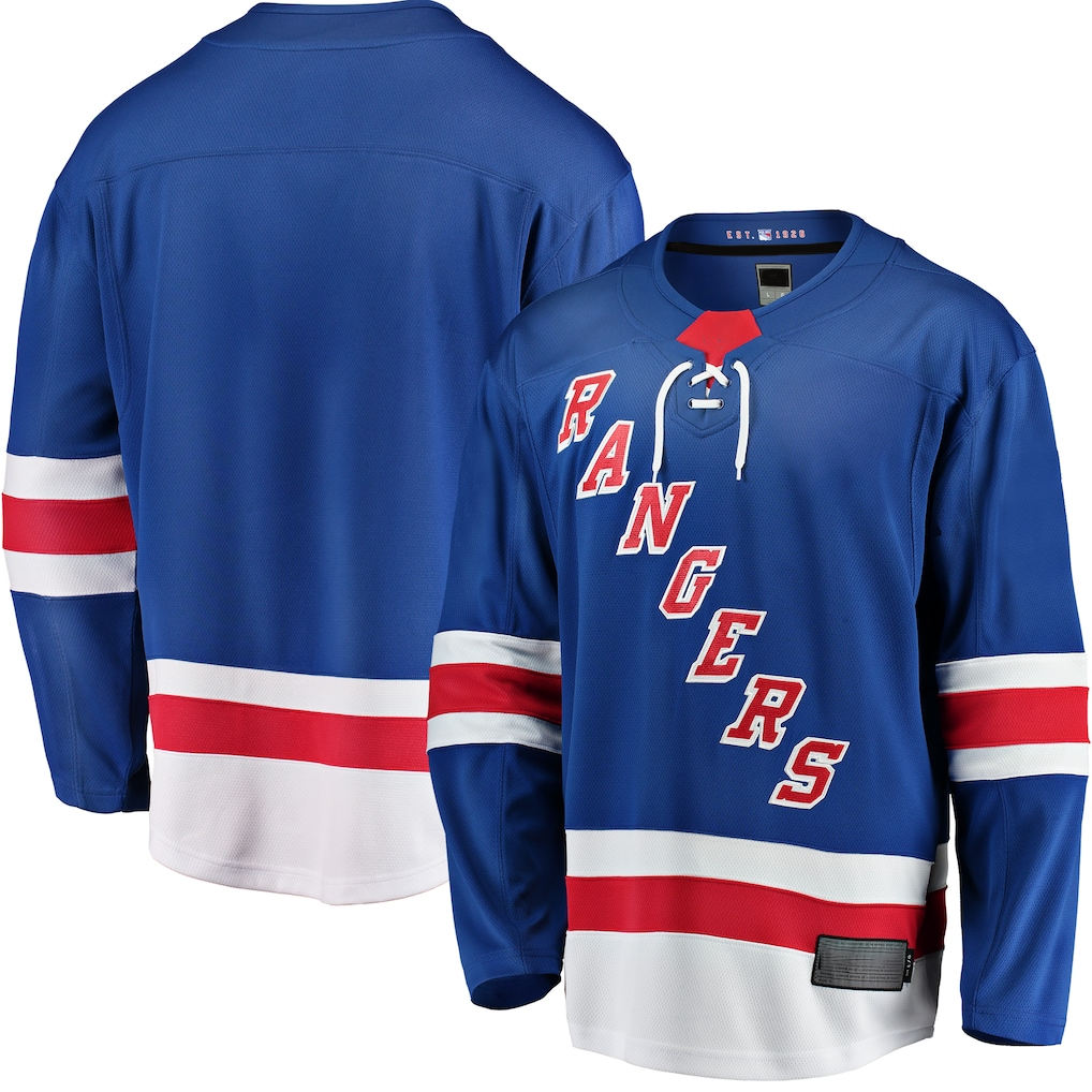 Tuec NY.Rangers Blue Breakaway Home Jerseys
