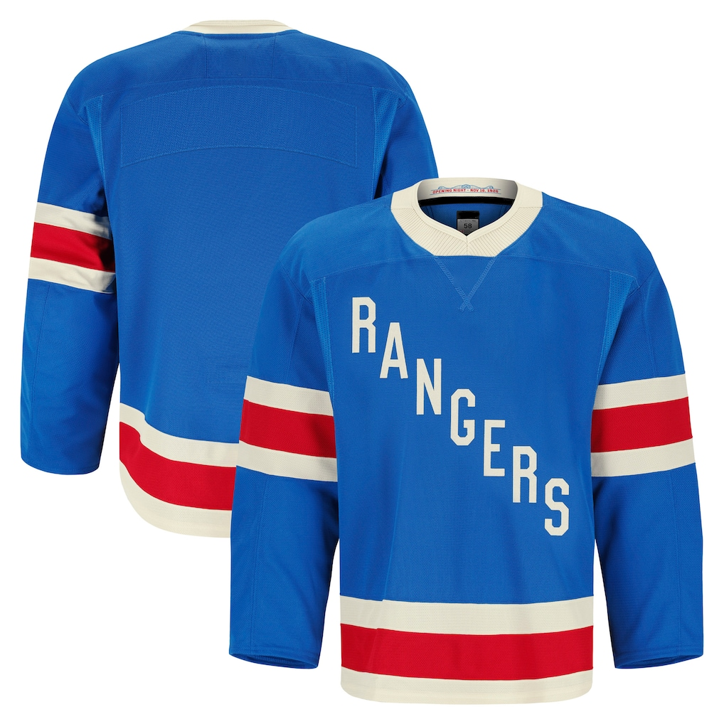 Tuec NY.Rangers Blue Centennial Authentic Pro Jerseys