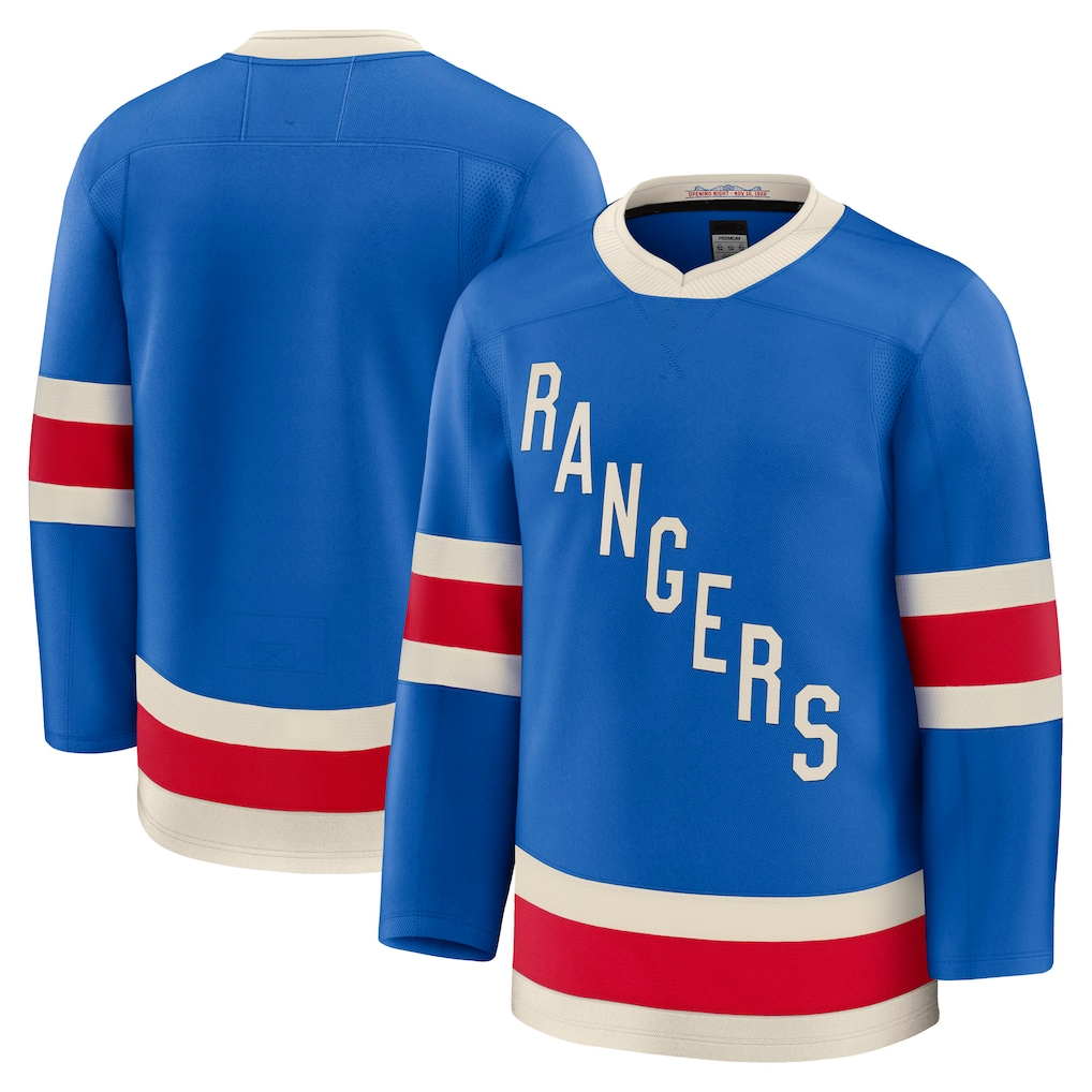 Tuec NY.Rangers Blue Centennial Premium Jerseys