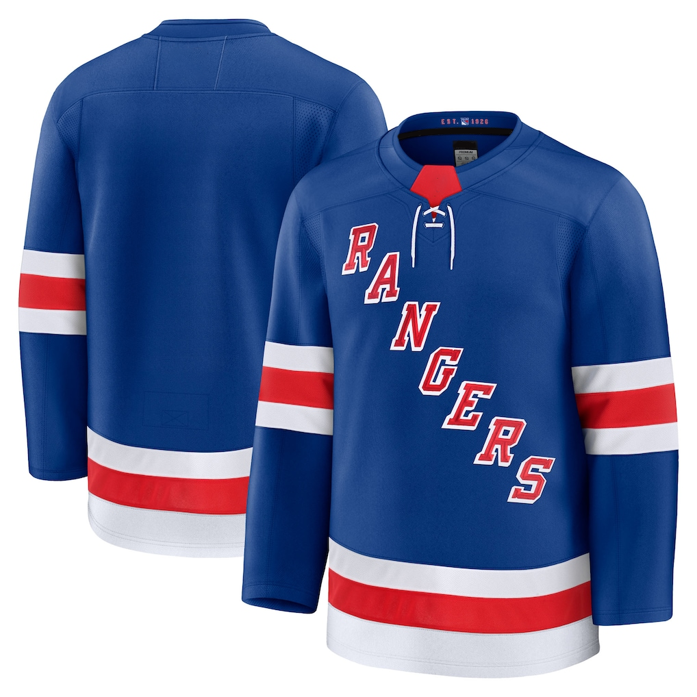 Tuec NY.Rangers Blue Home Premium Jerseys