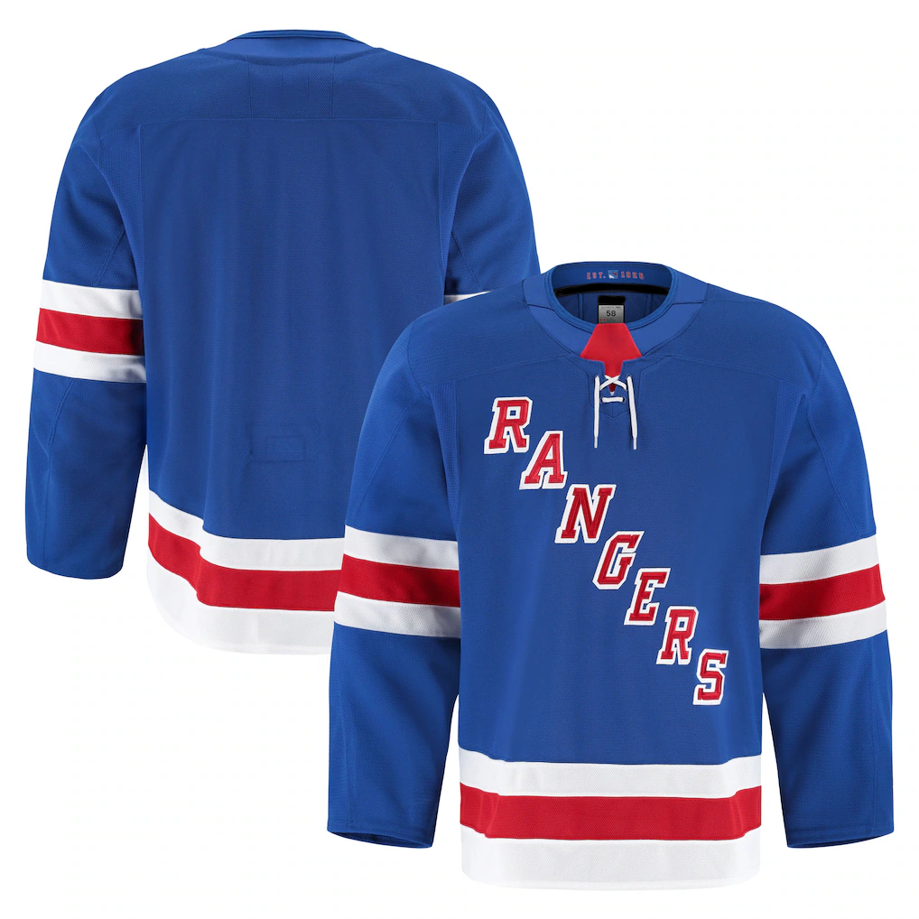 Tuec NY.Rangers Royal Home Authentic Pro Jerseys