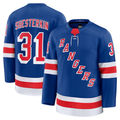 Tuec NY.Rangers #31 Igor Shesterkin Blue Home Premium Jerseys