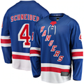 Tuec NY.Rangers #4 Braden Schneider Blue Home Premier Breakaway Jerseys