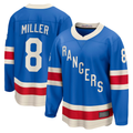 Tuec NY.Rangers #8 J.T. Miller Blue Centennial Breakaway Jerseys