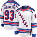 Tuec NY.Rangers #93 Mika Zibanejad White Away Premier Breakaway Player Jerseys