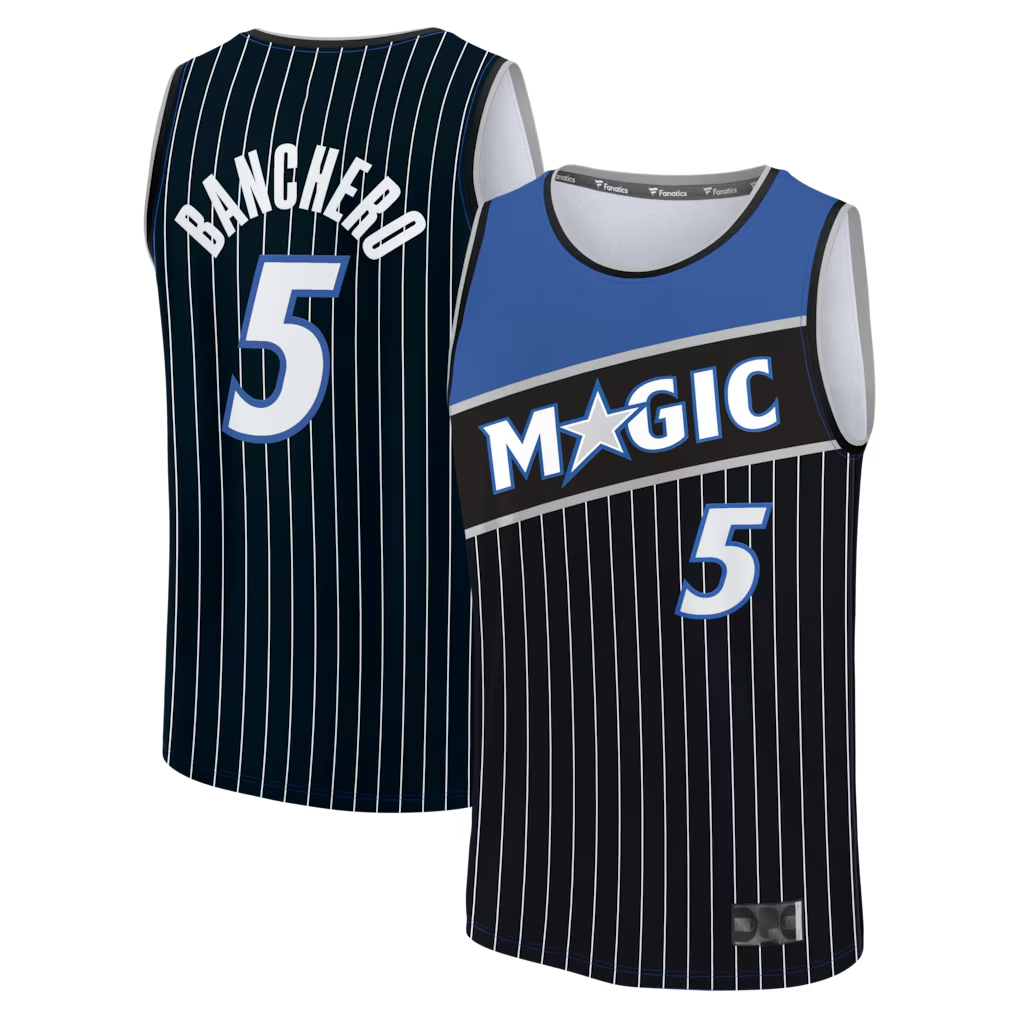 tuec O.Magic #5 Paolo Banchero Black Fast Break Jerseys - Statement Edition