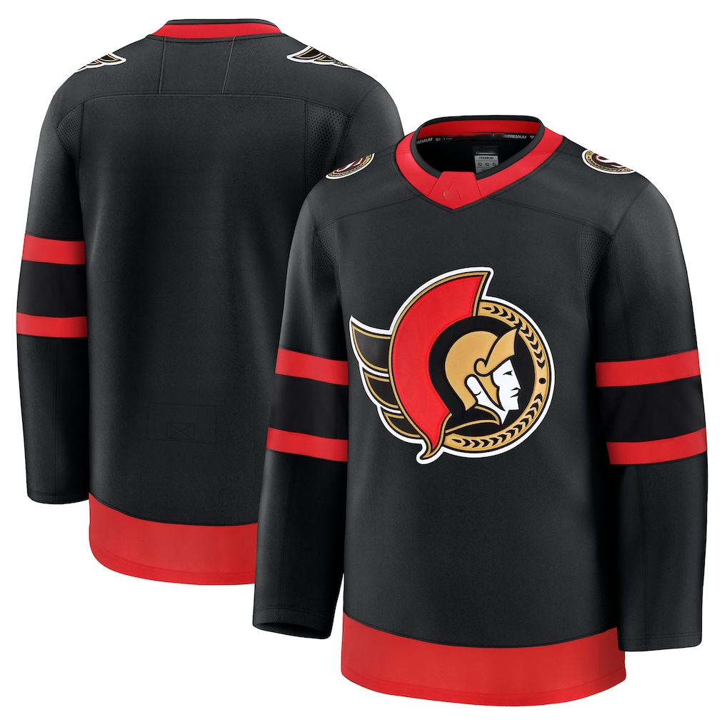 Tuec O.Senators Black Home Premium Jerseys