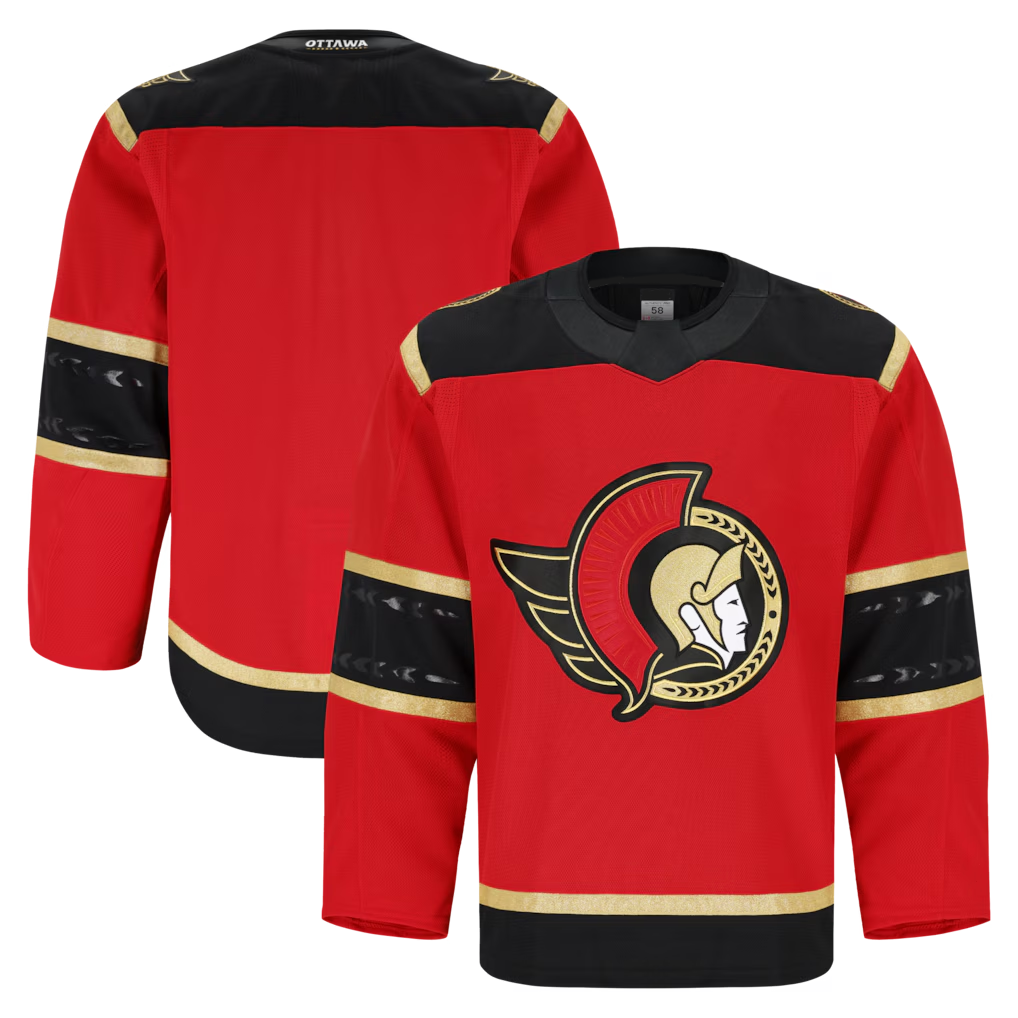 Tuec O.Senators Red Alternate Authentic Pro Jerseys