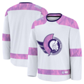 Tuec O.Senators White 2024 Hockey Fights Cancer Practice Jerseys