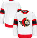 Tuec O.Senators White Away Authentic Pro Jerseys