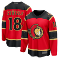 Tuec O.Senators #18 Tim Stutzle Red Alternate Breakaway Jerseys