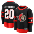 Tuec O.Senators #20 Fabian Zetterlund Black Home Breakaway Jerseys