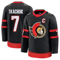 Tuec O.Senators #7 Brady Tkachuk Black Home Premium Jerseys