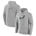 Tuec P.Eagles Gray LOGO Pullover Hoodies Home Game Blank Player Stitched Jerseys