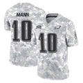 Tuec P.Eagles #10 Braden Mann Player Arctic Camo Salute to Service Limited Game Stitched Jerseys