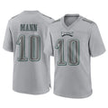 Tuec P.Eagles #10 Braden Mann Player Gray Atmosphere Fashion Home Game Stitched Jerseys