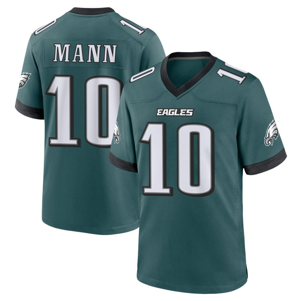Tuec P.Eagles #10 Braden Mann Player Green Home Game Stitched Jerseys