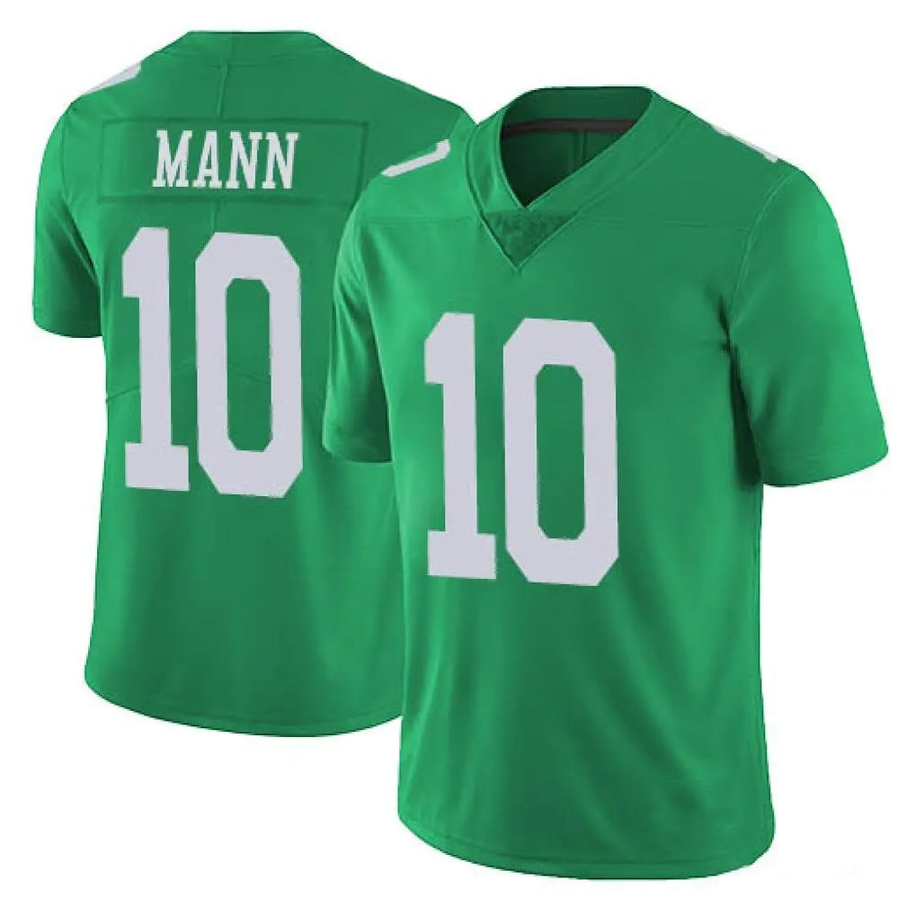 Tuec P.Eagles #10 Braden Mann Player Green Limited Vapor Untouchable Home Game Stitched Jerseys